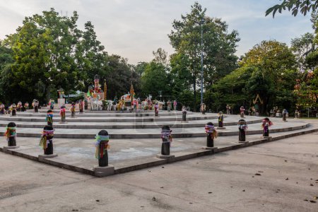 Photo for Navel City Pillar in Chiang Rai, Thailand - Royalty Free Image