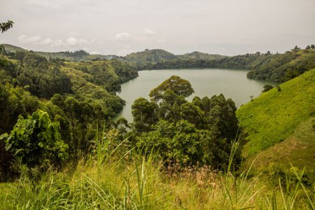 Foto de Lago Nyinambuga cerca de Fort Portal, Uganda - Imagen libre de derechos