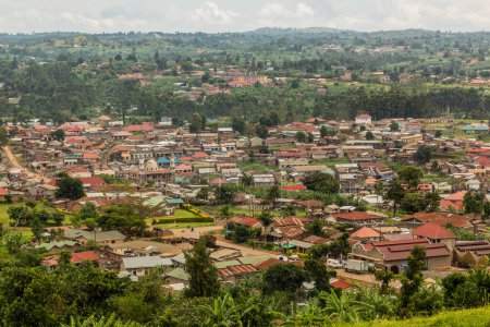 Photo for Aerial view of Fort Portal, Uganda - Royalty Free Image