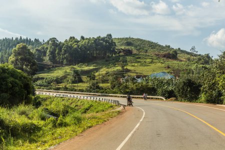 Photo for WESTERN UGANDA - MARCH 10, 2020: Mubende - Fort Portal road, Uganda - Royalty Free Image