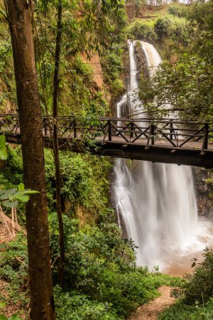 Foto de Vista de Kisiizi Falls, Uganda - Imagen libre de derechos