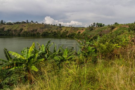 Foto de Lago Murusi cerca de Fort Portal, Uganda - Imagen libre de derechos