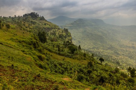 Foto de Paisaje rural cerca del Monte Elgon, Uganda - Imagen libre de derechos
