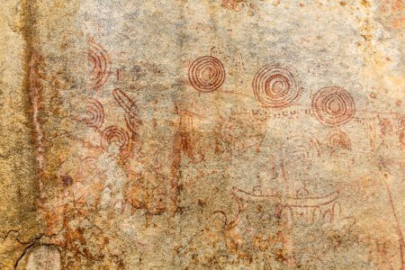 Photo for Ancient rock paintings in Nyero, Uganda - Royalty Free Image