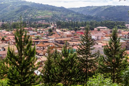 Photo for Aerial view of Kabale town, Uganda - Royalty Free Image