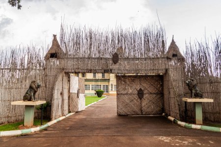 Photo for Gate of the Royal Palace of the King of Buganda in Kampala, Uganda - Royalty Free Image