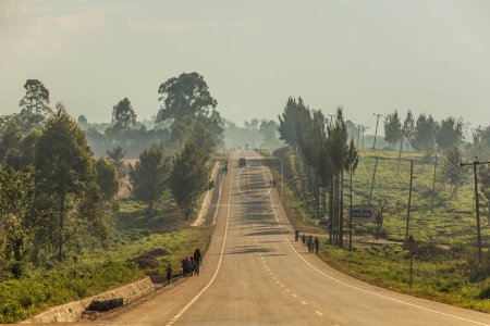 Téléchargez les photos : OUGANDA OCCIDENTALE - 10 MARS 2020 : Mubende - route Fort Portal, Ouganda - en image libre de droit