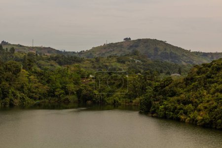 Foto de Lago Lyantonde cerca de Fort Portal, Uganda - Imagen libre de derechos