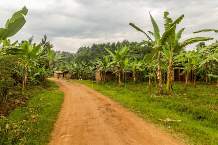 Foto de Carretera en la aldea de Budadiri, al este de Uganda - Imagen libre de derechos