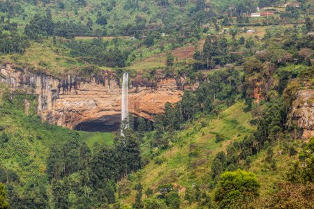 Téléchargez les photos : Vue des chutes de Sipi, Ouganda - en image libre de droit