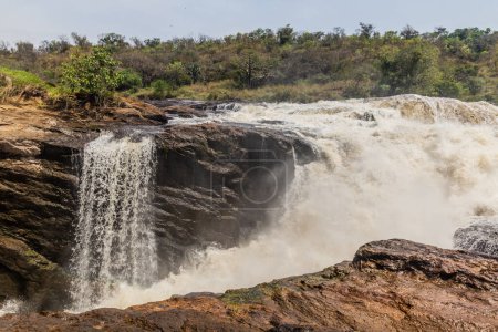 Foto de Vista de Murchison Falls en el río Victoria Nile, Uganda - Imagen libre de derechos
