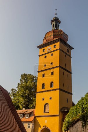 Foto de Puerta de Segringer Tor en Dinkelsbuhl, estado de Baviera, Alemania - Imagen libre de derechos