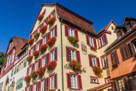 Photo for TUBINGEN, GERMANY - AUGUST 31, 2019: Hotel Am Schloss in Tubingen, Germany - Royalty Free Image
