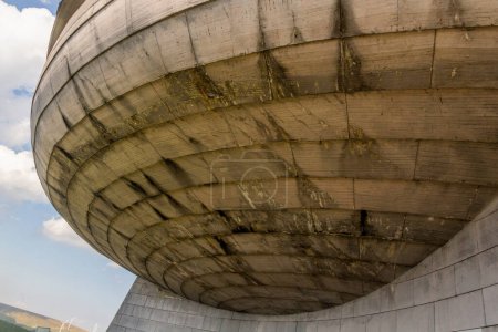 Photo for Detail of Buzludzha monument in Bulgaria - Royalty Free Image