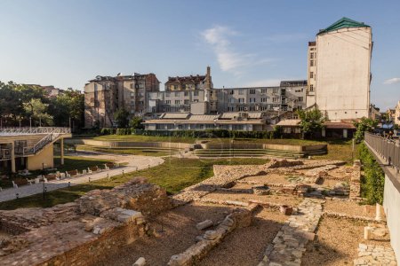 Téléchargez les photos : Fouilles de l'ancienne ville de Serdica dans le centre de Sofia, Bulgarie - en image libre de droit