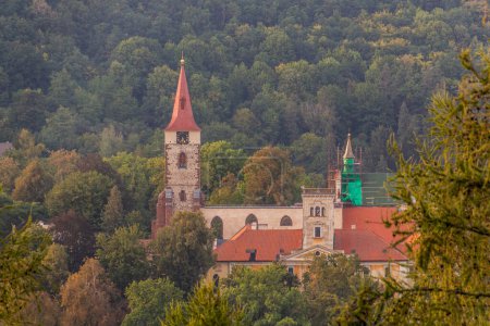 Vue du monastère de Sazava, République tchèque