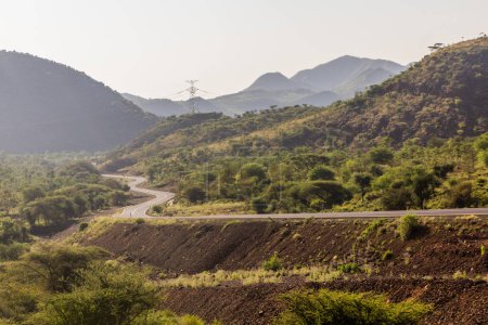 Photo for Road near Konso town, Ethiopia - Royalty Free Image