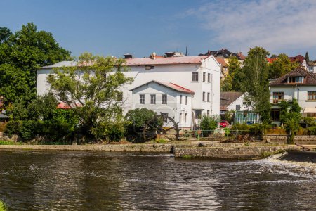 Foto de Antiguo molino de agua en la ciudad de Tabor, República Checa - Imagen libre de derechos