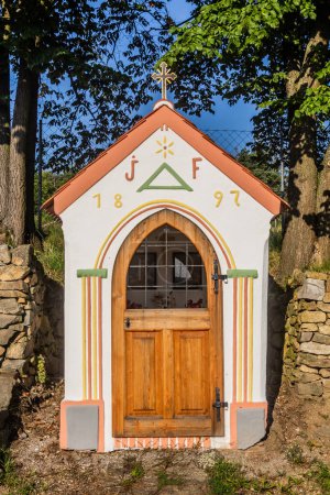 Photo for Small chapel in Holasovice village, Czech Republic - Royalty Free Image