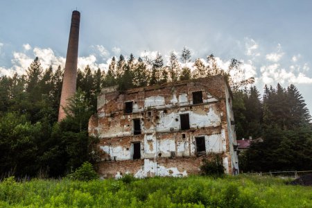 Photo for Ruin of an old spinning mill, in Vilemov, Czech Republic - Royalty Free Image