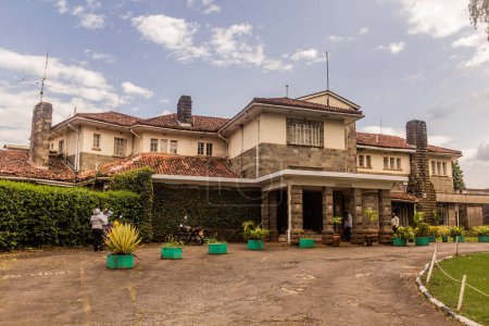 Téléchargez les photos : KERICHO, KENYA - 21 FÉVRIER 2020 : Tea Hotel Kericho, Kenya - en image libre de droit