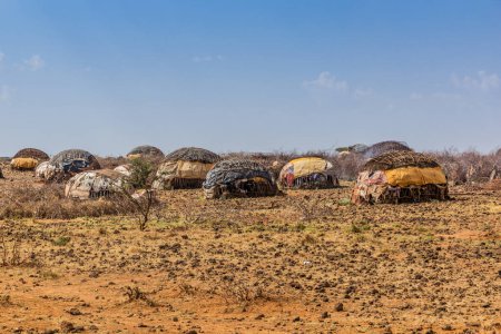 Foto de Pueblo cerca de Marsabit, Kenia - Imagen libre de derechos