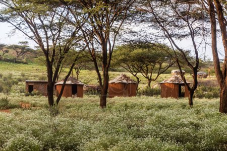 Photo for Village near South Horr, Kenya - Royalty Free Image