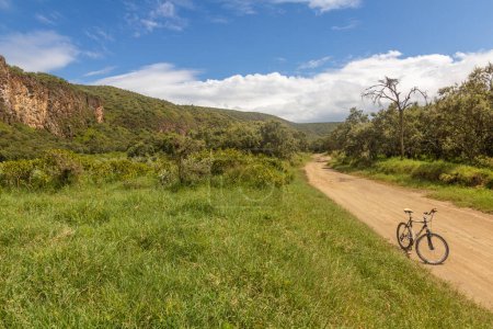 Photo for Bicycle in the Hell's Gate National Park, Kenya - Royalty Free Image