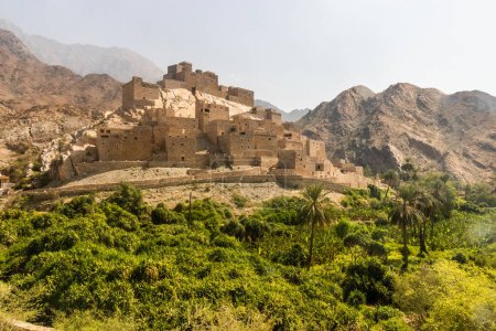 Ancien village de Thee Ain (Dhi Ayn), Arabie Saoudite