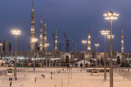 Téléchargez les photos : Mosquée du Prophète à Médine, Arabie Saoudite - en image libre de droit