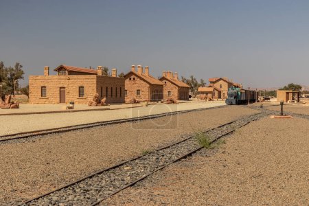 Téléchargez les photos : Gare de l'ancien Hejaz (Hijaz) Railway près d'Al Ula, Arabie Saoudite - en image libre de droit
