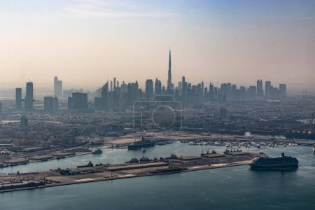 Photo for Skyline of Dubai, United Arab Emirates - Royalty Free Image
