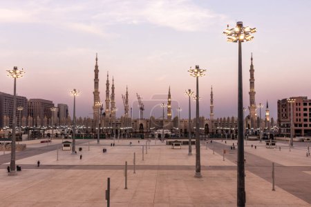 Téléchargez les photos : Mosquée du Prophète à Médine, Arabie Saoudite - en image libre de droit