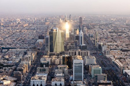 Téléchargez les photos : Vue aérienne de Riyad, capitale de l'Arabie Saoudite - en image libre de droit