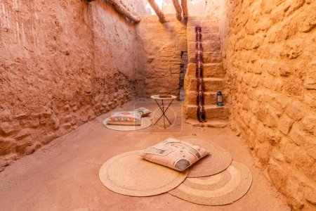 Photo for Traditional house in Al Ula Old town, Saudi Arabia - Royalty Free Image