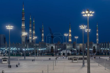 Foto de Mezquita del Profeta en el área de Al Haram de Medina, Arabia Saudita - Imagen libre de derechos