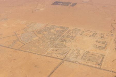 Téléchargez les photos : Vue aérienne de la banlieue de Riyad, Arabie saoudite - en image libre de droit