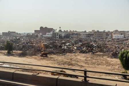 Téléchargez les photos : Ancien quartier de Jeddah en cours de démolition, Arabie Saoudite - en image libre de droit