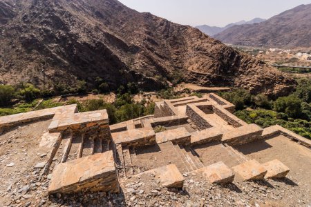 Téléchargez les photos : Ancien village de Thee Ain (Dhi Ayn), Arabie Saoudite - en image libre de droit