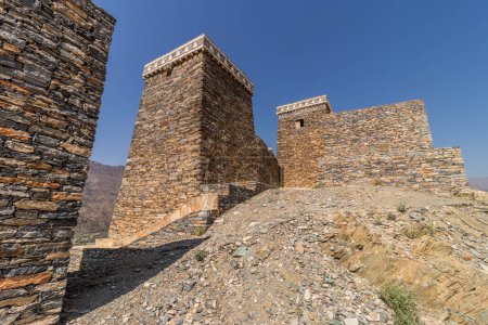 Antigua aldea Thee Ain (Dhi Ayn), Arabia Saudita