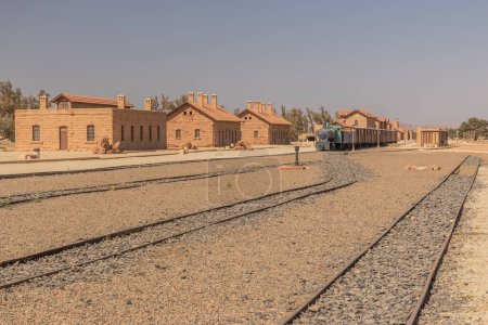 Téléchargez les photos : Gare de l'ancien Hejaz (Hijaz) Railway près d'Al Ula, Arabie Saoudite - en image libre de droit