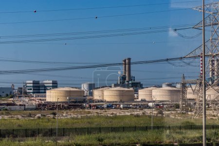 Photo for View of a power plant in Dubai, United Arab Emirates. - Royalty Free Image