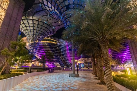 Téléchargez les photos : DUBAI, EAU - 28 OCTOBRE 2021 : Alif Le Pavillon de la Mobilité à l'Expo 2020 à Dubaï, Émirats Arabes Unis - en image libre de droit