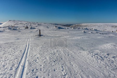 Téléchargez les photos : Piste de ski dans les montagnes Krkonose (Giant), République Tchèque. - en image libre de droit