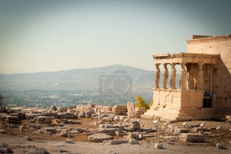 Téléchargez les photos : Temple et acropole à athens - en image libre de droit