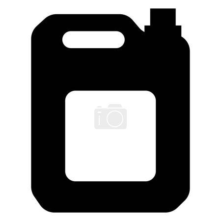 Illustration for Jerrycan icon. Trendy linear Jerrycan logo concept on white background from Industry collection - Royalty Free Image