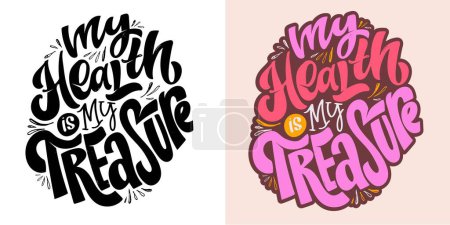 Illustration for Sketch banner with fun slogan for concept design. Hand drawn illustration. Modern calligraphy quote. Typography tee print design. Cute lettering for clothes fashion. Vector - Royalty Free Image