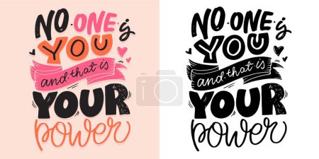 Set with Handwritten lettering quotes. Hand drawn unique typography design element for greeting cards, decoration, prints and posters.
