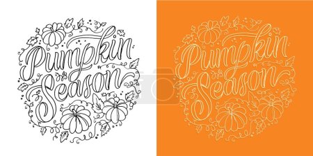 Illustration for Lettering postcard, t-shirt design, mug print. Art lettering design. - Royalty Free Image