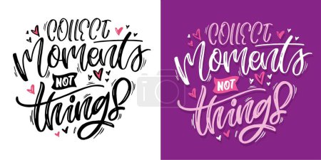 Ilustración de Linda mano dtawn doodle letras postal, letras impresión camiseta diseño, 100% vector de diseño. - Imagen libre de derechos